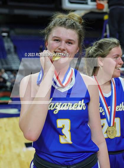 Thumbnail 3 in Huckabay vs. Nazareth (UIL 1A Basketball State Final Medal Ceremony) photogallery.