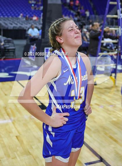 Thumbnail 1 in Huckabay vs. Nazareth (UIL 1A Basketball State Final Medal Ceremony) photogallery.