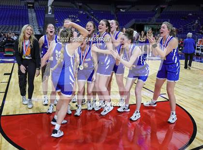 Thumbnail 2 in Huckabay vs. Nazareth (UIL 1A Basketball State Final Medal Ceremony) photogallery.