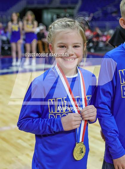 Thumbnail 2 in Huckabay vs. Nazareth (UIL 1A Basketball State Final Medal Ceremony) photogallery.