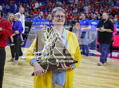Thumbnail 3 in Huckabay vs. Nazareth (UIL 1A Basketball State Final Medal Ceremony) photogallery.