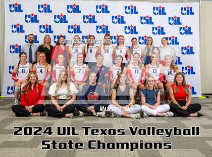 Thumbnail 2 in Wimberley vs. Randall (UIL 4A Volleyball Division II Final Medal Ceremony) photogallery.