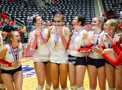 Thumbnail 1 in Wimberley vs. Randall (UIL 4A Volleyball Division II Final Medal Ceremony) photogallery.