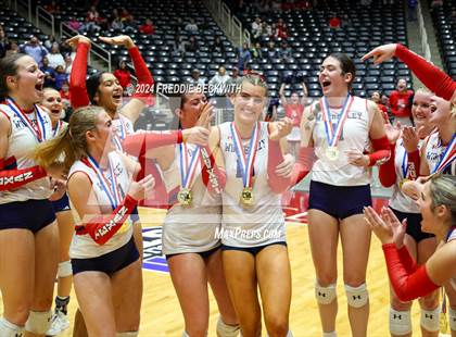 Thumbnail 2 in Wimberley vs. Randall (UIL 4A Volleyball Division II Final Medal Ceremony) photogallery.