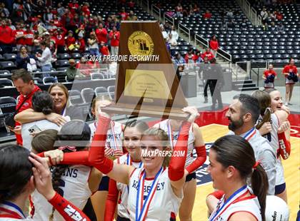 Thumbnail 2 in Wimberley vs. Randall (UIL 4A Volleyball Division II Final Medal Ceremony) photogallery.