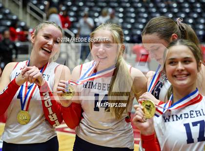 Thumbnail 2 in Wimberley vs. Randall (UIL 4A Volleyball Division II Final Medal Ceremony) photogallery.