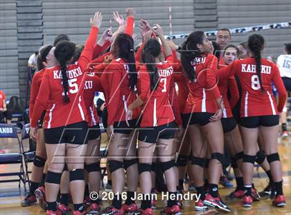 Thumbnail 2 in Mira Costa vs Kahuku (Durango Fall Classic) photogallery.