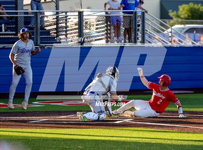 Thumbnail 3 in Holliday vs. Brock (UIL Baseball 3A Region 1 Regional Quarterfinal Playoff Game 2) photogallery.
