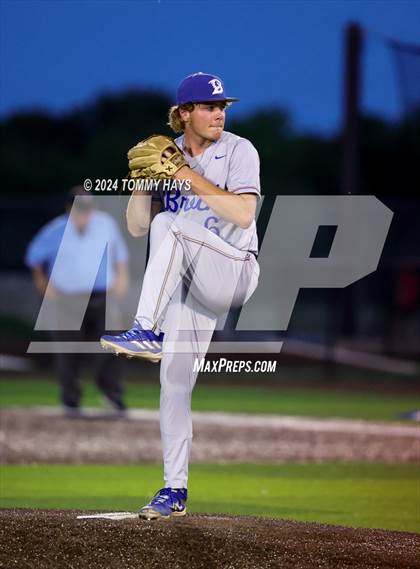Thumbnail 3 in Holliday vs. Brock (UIL Baseball 3A Region 1 Regional Quarterfinal Playoff Game 2) photogallery.