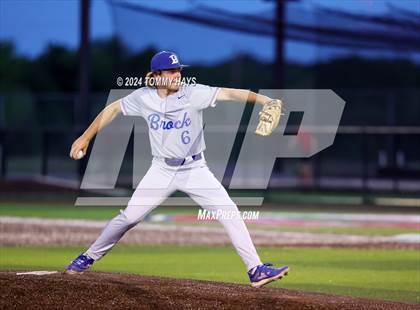 Thumbnail 1 in Holliday vs. Brock (UIL Baseball 3A Region 1 Regional Quarterfinal Playoff Game 2) photogallery.