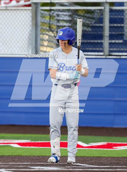 Thumbnail 1 in Holliday vs. Brock (UIL Baseball 3A Region 1 Regional Quarterfinal Playoff Game 2) photogallery.