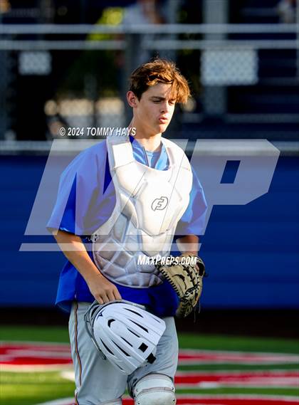 Thumbnail 3 in Holliday vs. Brock (UIL Baseball 3A Region 1 Regional Quarterfinal Playoff Game 2) photogallery.