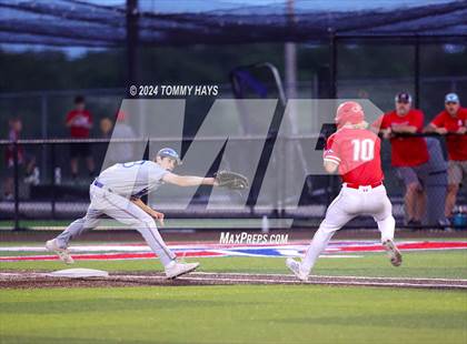 Thumbnail 2 in Holliday vs. Brock (UIL Baseball 3A Region 1 Regional Quarterfinal Playoff Game 2) photogallery.