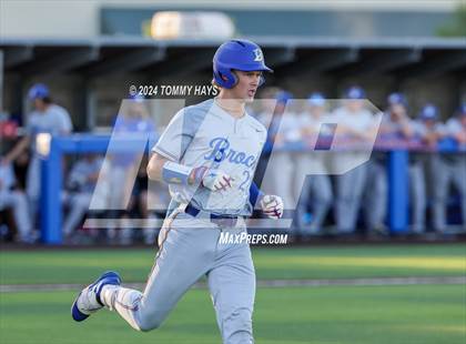 Thumbnail 1 in Holliday vs. Brock (UIL Baseball 3A Region 1 Regional Quarterfinal Playoff Game 2) photogallery.