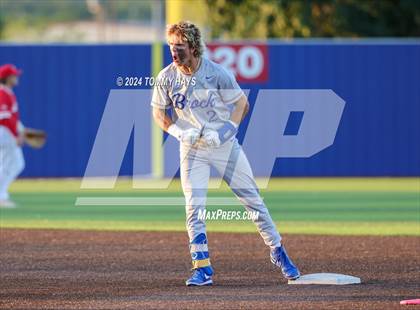 Thumbnail 2 in Holliday vs. Brock (UIL Baseball 3A Region 1 Regional Quarterfinal Playoff Game 2) photogallery.