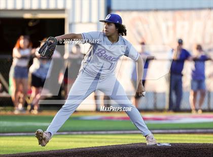 Thumbnail 1 in Holliday vs. Brock (UIL Baseball 3A Region 1 Regional Quarterfinal Playoff Game 2) photogallery.