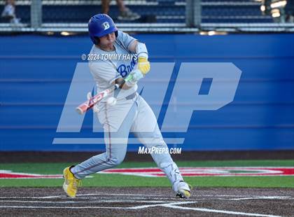 Thumbnail 2 in Holliday vs. Brock (UIL Baseball 3A Region 1 Regional Quarterfinal Playoff Game 2) photogallery.