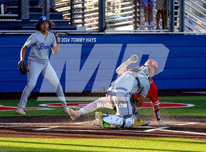 Thumbnail 1 in Holliday vs. Brock (UIL Baseball 3A Region 1 Regional Quarterfinal Playoff Game 2) photogallery.