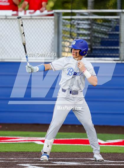 Thumbnail 2 in Holliday vs. Brock (UIL Baseball 3A Region 1 Regional Quarterfinal Playoff Game 2) photogallery.