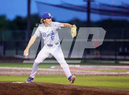 Thumbnail 1 in Holliday vs. Brock (UIL Baseball 3A Region 1 Regional Quarterfinal Playoff Game 2) photogallery.
