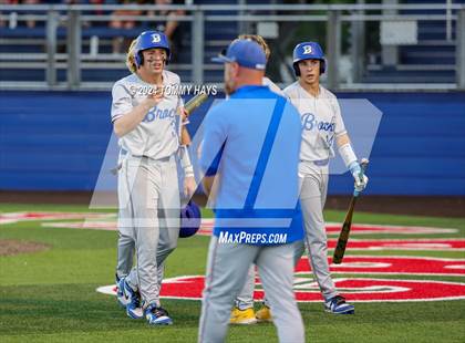 Thumbnail 2 in Holliday vs. Brock (UIL Baseball 3A Region 1 Regional Quarterfinal Playoff Game 2) photogallery.