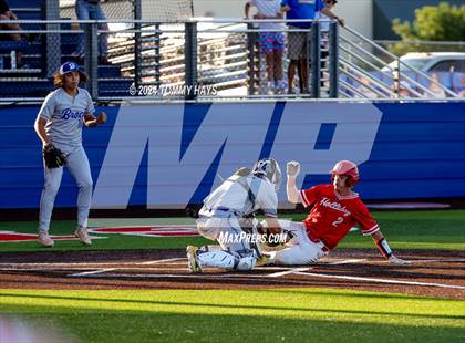 Thumbnail 2 in Holliday vs. Brock (UIL Baseball 3A Region 1 Regional Quarterfinal Playoff Game 2) photogallery.