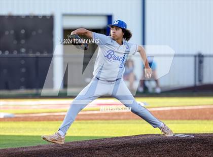 Thumbnail 1 in Holliday vs. Brock (UIL Baseball 3A Region 1 Regional Quarterfinal Playoff Game 2) photogallery.