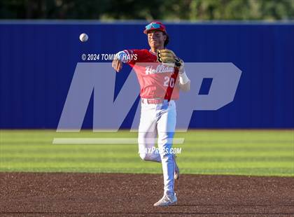 Thumbnail 2 in Holliday vs. Brock (UIL Baseball 3A Region 1 Regional Quarterfinal Playoff Game 2) photogallery.