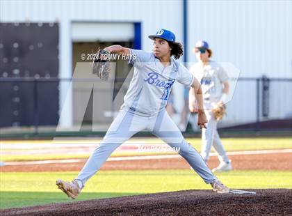 Thumbnail 3 in Holliday vs. Brock (UIL Baseball 3A Region 1 Regional Quarterfinal Playoff Game 2) photogallery.