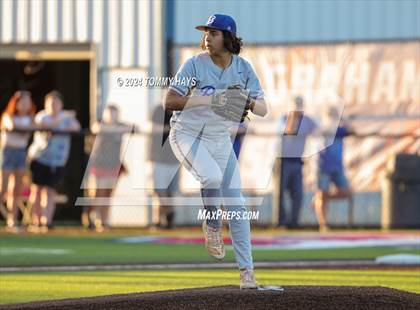 Thumbnail 2 in Holliday vs. Brock (UIL Baseball 3A Region 1 Regional Quarterfinal Playoff Game 2) photogallery.