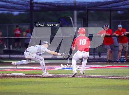 Thumbnail 3 in Holliday vs. Brock (UIL Baseball 3A Region 1 Regional Quarterfinal Playoff Game 2) photogallery.