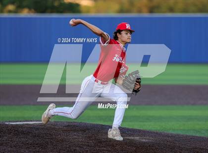 Thumbnail 1 in Holliday vs. Brock (UIL Baseball 3A Region 1 Regional Quarterfinal Playoff Game 2) photogallery.