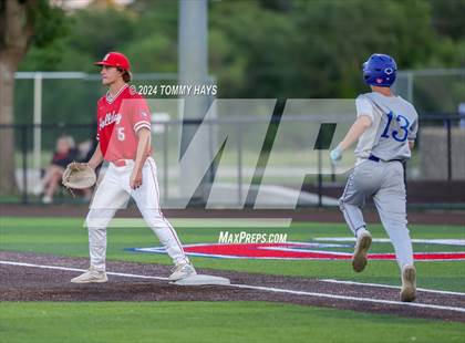 Thumbnail 3 in Holliday vs. Brock (UIL Baseball 3A Region 1 Regional Quarterfinal Playoff Game 2) photogallery.