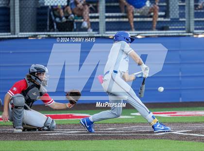 Thumbnail 1 in Holliday vs. Brock (UIL Baseball 3A Region 1 Regional Quarterfinal Playoff Game 2) photogallery.
