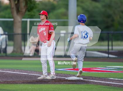 Thumbnail 1 in Holliday vs. Brock (UIL Baseball 3A Region 1 Regional Quarterfinal Playoff Game 2) photogallery.