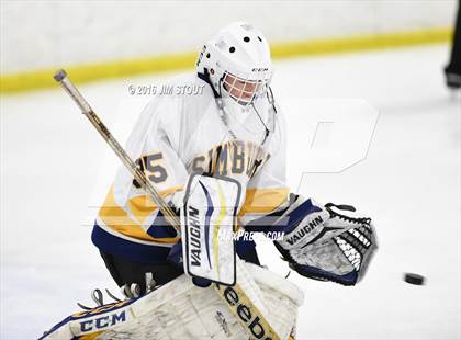 Thumbnail 2 in Ridgefield vs. Simsbury (Carrano Cup Semifinal) photogallery.
