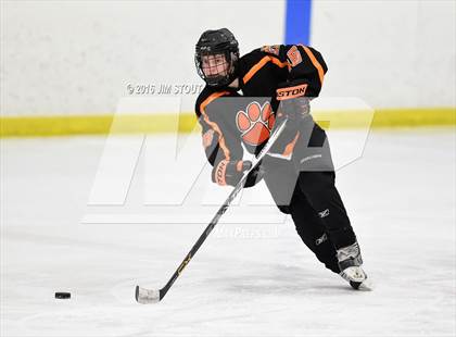 Thumbnail 2 in Ridgefield vs. Simsbury (Carrano Cup Semifinal) photogallery.