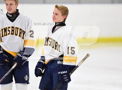 Thumbnail 2 in Ridgefield vs. Simsbury (Carrano Cup Semifinal) photogallery.