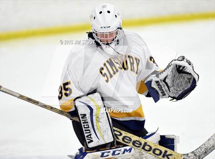 Thumbnail 3 in Ridgefield vs. Simsbury (Carrano Cup Semifinal) photogallery.