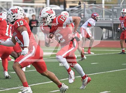 Thumbnail 2 in The Woodlands vs. Duncanville (UIL 6A D1 Football Regional Playoff) photogallery.