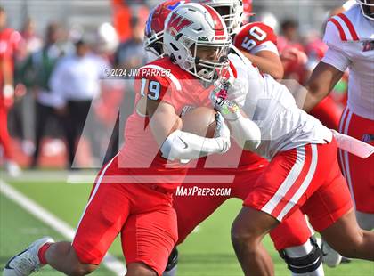 Thumbnail 3 in The Woodlands vs. Duncanville (UIL 6A D1 Football Regional Playoff) photogallery.