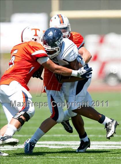 Thumbnail 3 in Timpview vs. Bakersfield (Mission Viejo Football Classic) photogallery.
