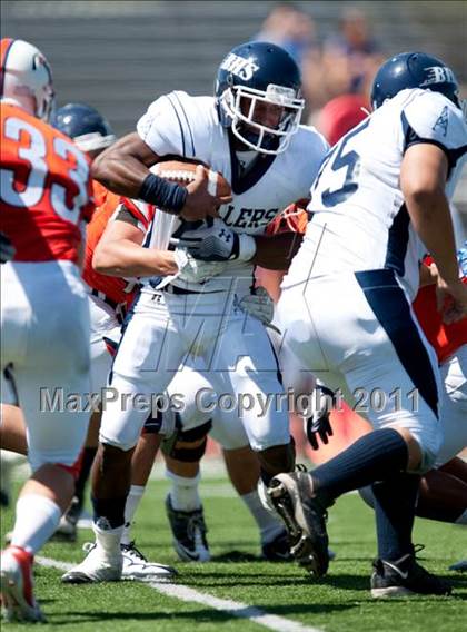 Thumbnail 1 in Timpview vs. Bakersfield (Mission Viejo Football Classic) photogallery.