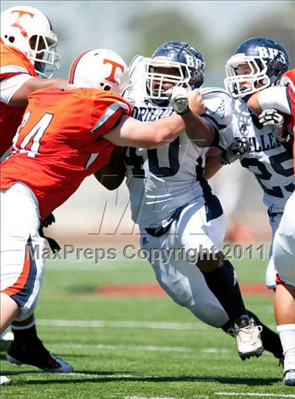 Thumbnail 2 in Timpview vs. Bakersfield (Mission Viejo Football Classic) photogallery.