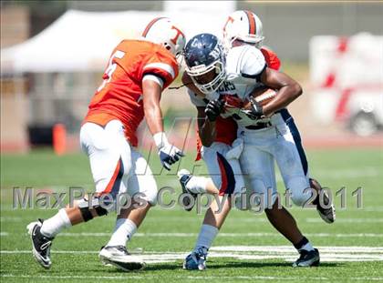 Thumbnail 2 in Timpview vs. Bakersfield (Mission Viejo Football Classic) photogallery.