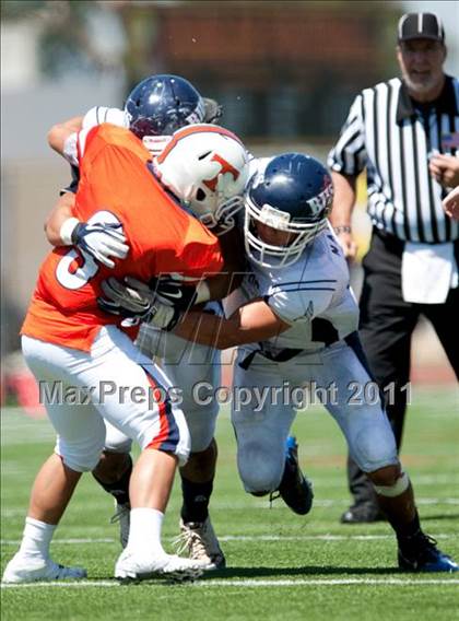 Thumbnail 3 in Timpview vs. Bakersfield (Mission Viejo Football Classic) photogallery.