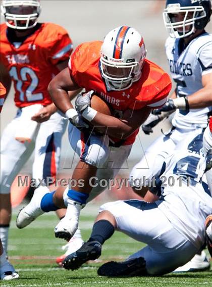 Thumbnail 2 in Timpview vs. Bakersfield (Mission Viejo Football Classic) photogallery.
