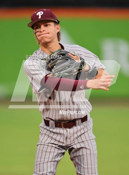 Thumbnail 3 in Cy-Fair vs. Pearland (UIL Baseball 6A Region 3 Regional Final) photogallery.