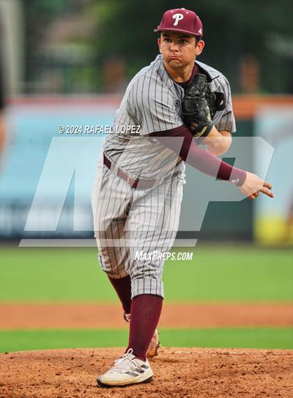 Thumbnail 2 in Cy-Fair vs. Pearland (UIL Baseball 6A Region 3 Regional Final) photogallery.