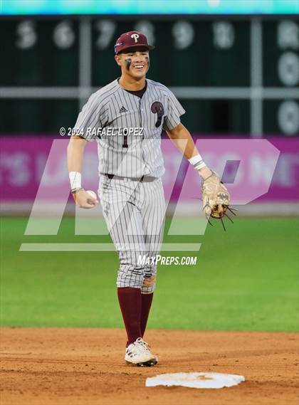 Thumbnail 3 in Cy-Fair vs. Pearland (UIL Baseball 6A Region 3 Regional Final) photogallery.